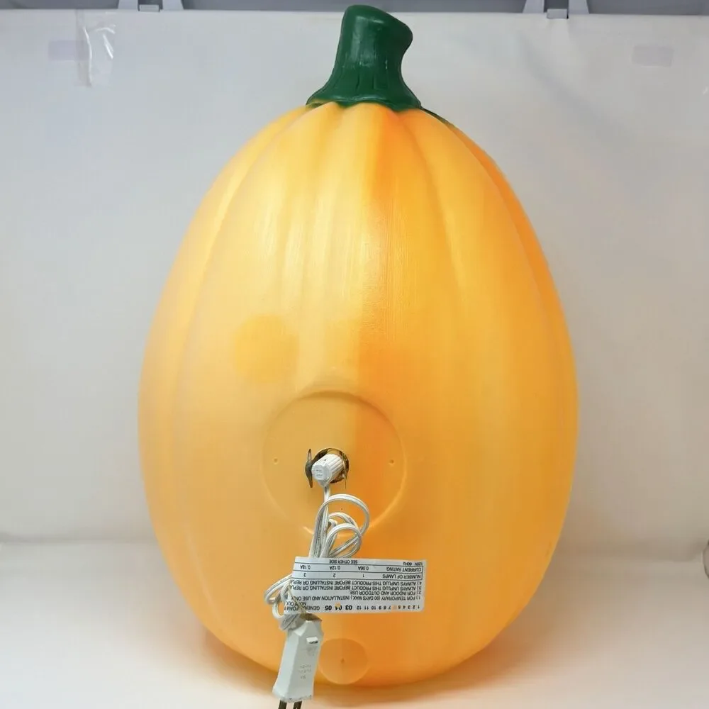General Foam Halloween Pumpkin Jack O Lantern Blow Mold 24 Inch Lighted Tested